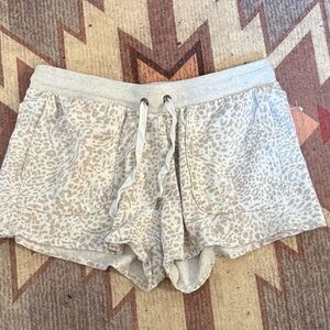 Stars Above Light Gray Textured Shorts